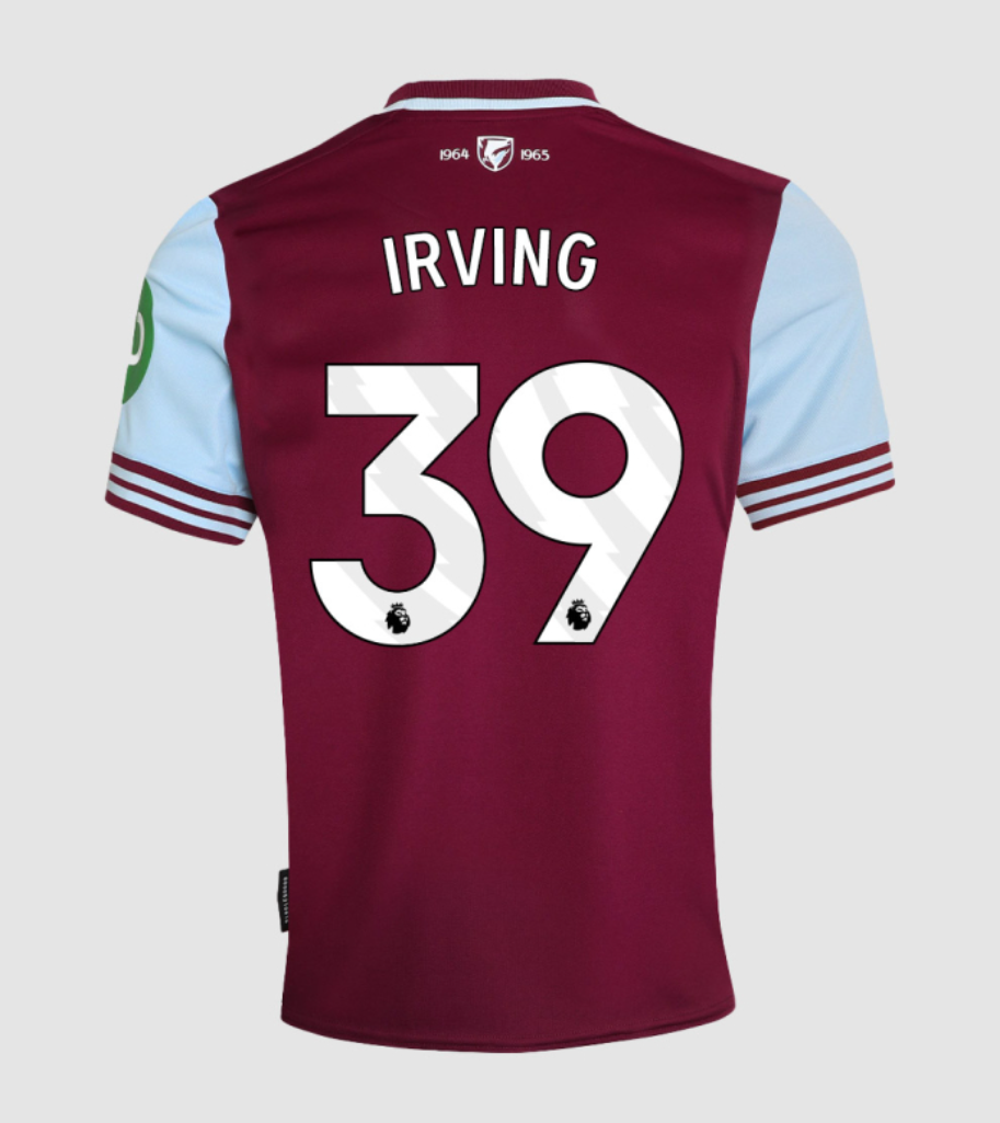 24-25 West Ham United Home IRVING 39 Jersey