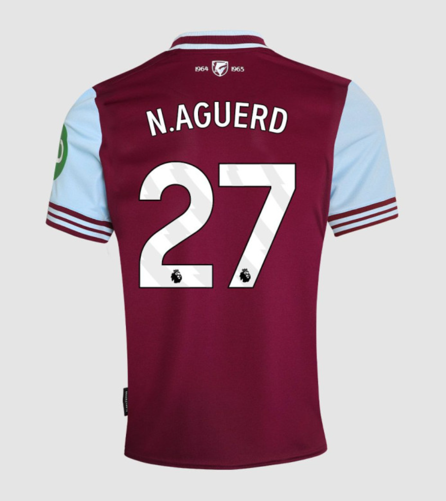 24-25 West Ham United Home N.AGUERD 27 Jersey