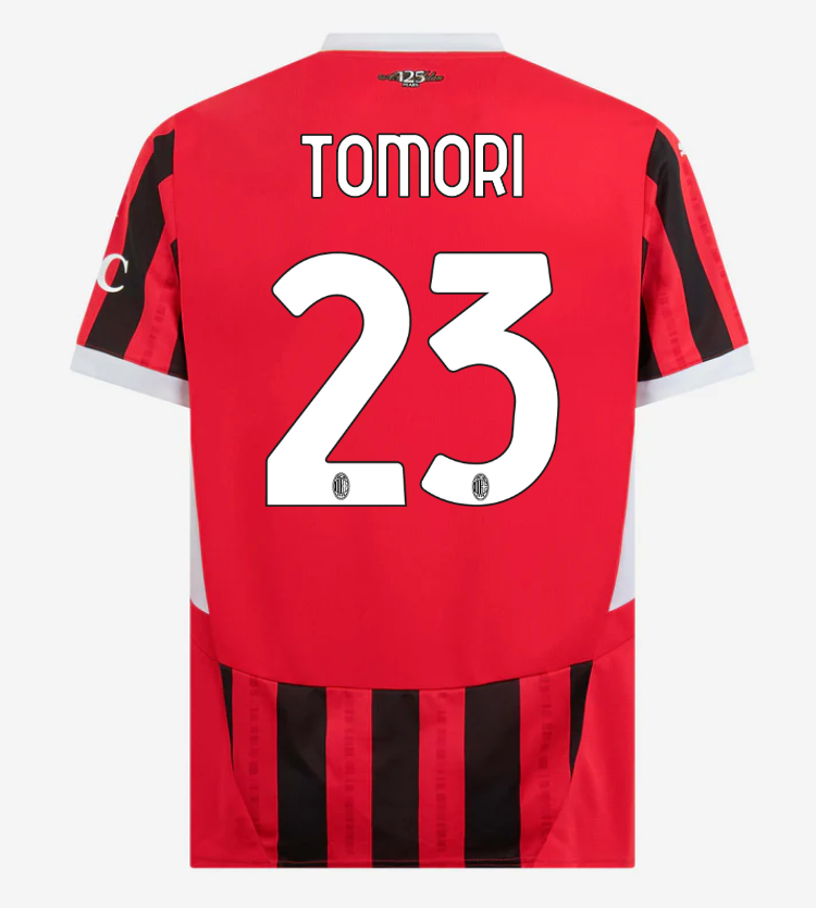 AC Milan Home Tomori 23 Serie A Jersey 24-25