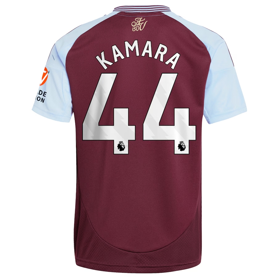 Aston Villa Home Kamara 44 Jersey 24-25