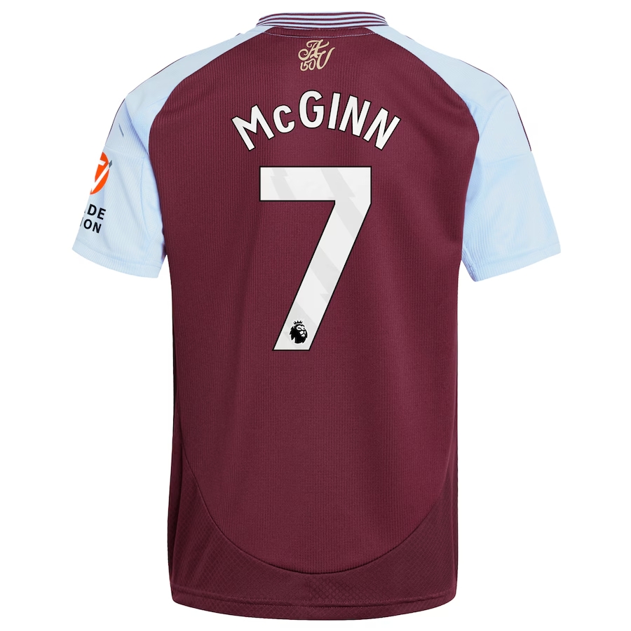 Aston Villa Home McGinn 7 Jersey 24-25