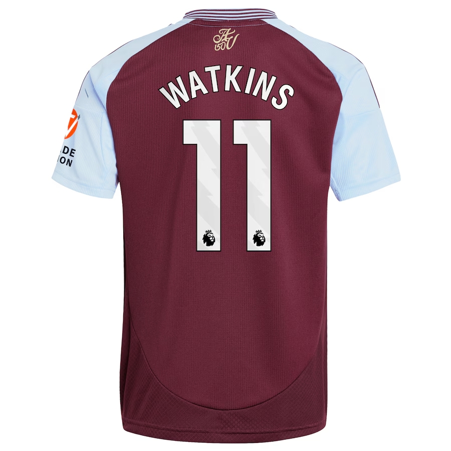 Aston Villa Home Watkins 11 Jersey 24-25