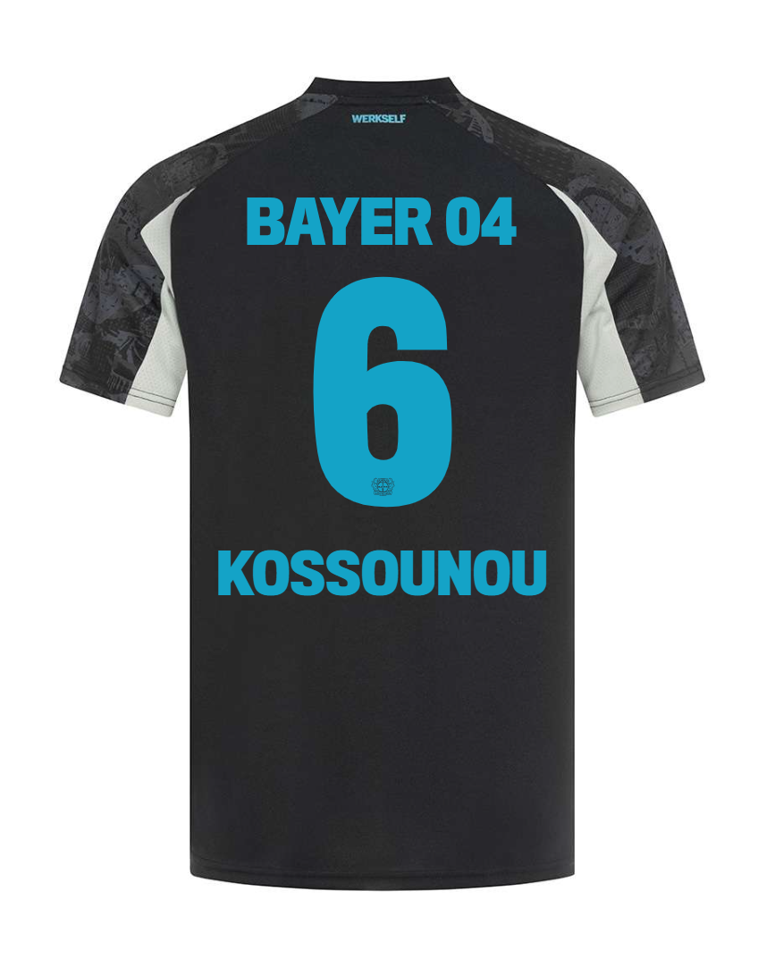 Bayer 04 Leverkusen Third KOSSOUNOU 6 Jersey 24-25