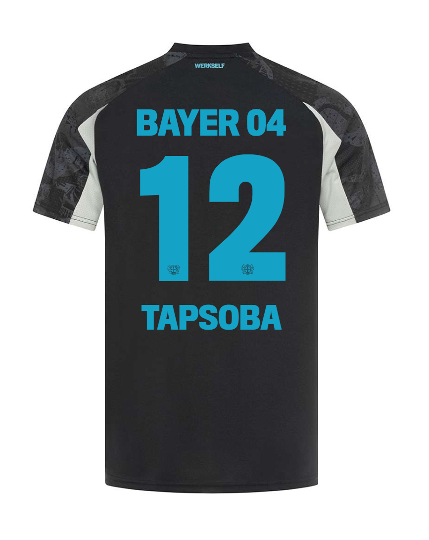 Bayer 04 Leverkusen Third TAPSOBA 12 Jersey 24-25