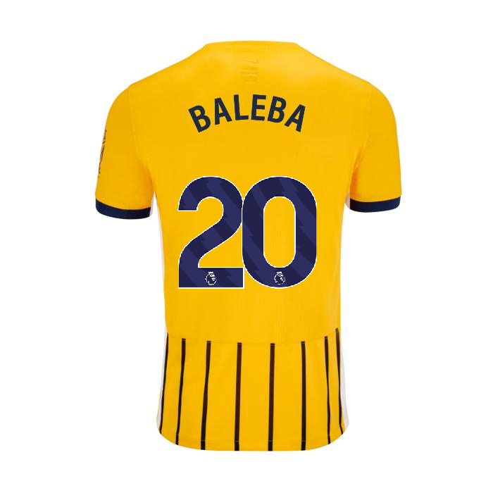 Brighton Hove Albion Away BALEBA 20 Jersey 24-25