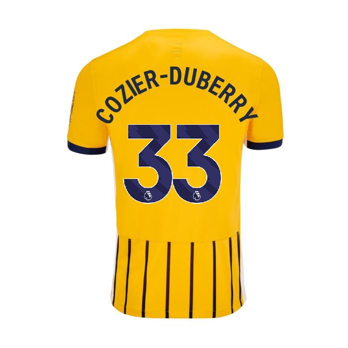 Brighton Hove Albion Away COZIER-DUBERRY 33 Jersey 24-25