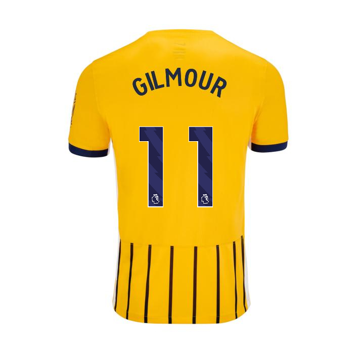 Brighton Hove Albion Away GILMOUR 11 Jersey 24-25