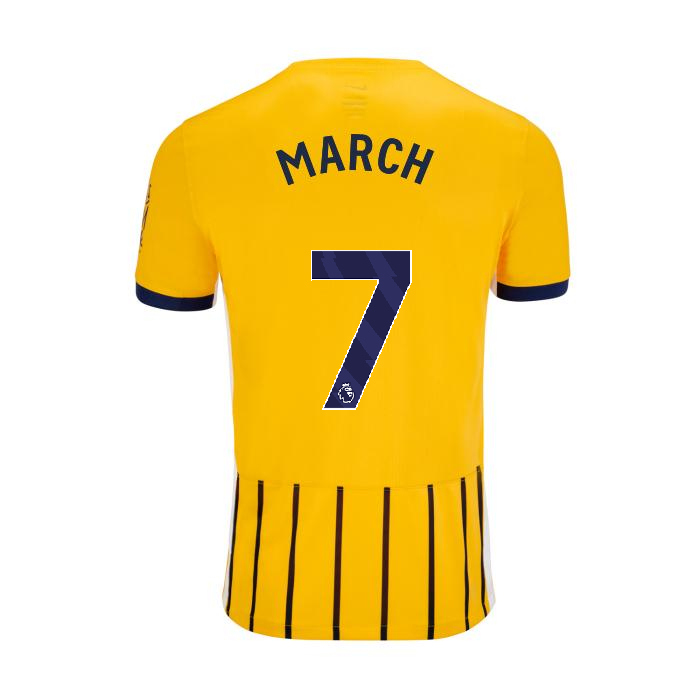 Brighton Hove Albion Away MARCH 7 Jersey 24-25