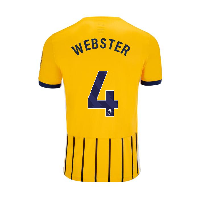 Brighton Hove Albion Away WEBSTER 4 Jersey 24-25