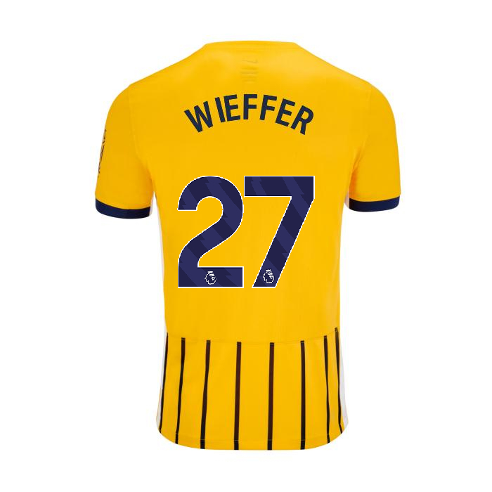 Brighton Hove Albion Away WIEFFER 27 Jersey 24-25