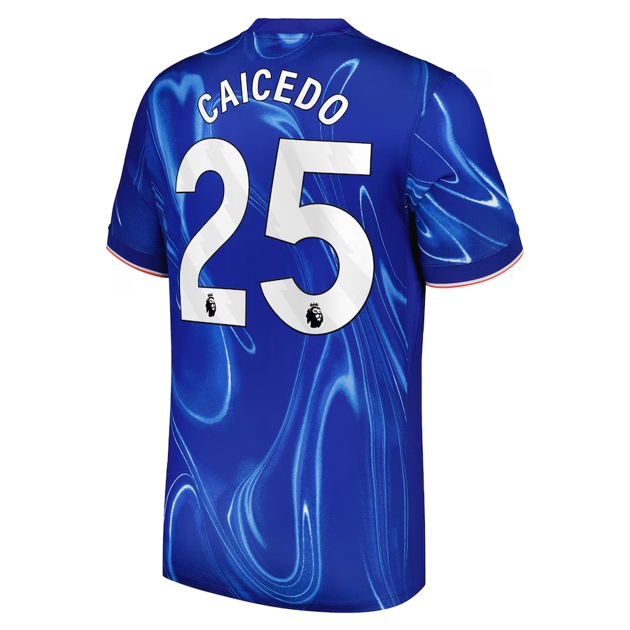 Chelsea Home Caicedo 25 Jersey 24-25