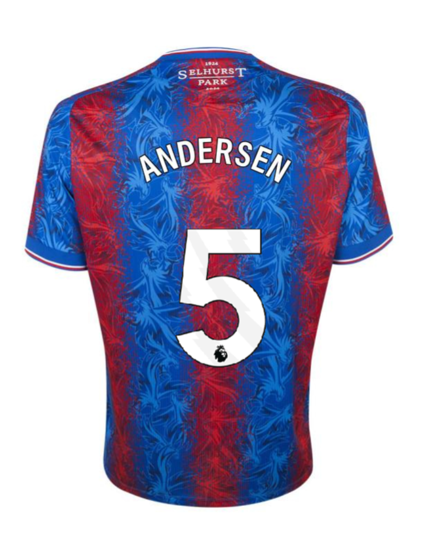 Crystal Palace Home ANDERSEN 5 Jersey 24-25