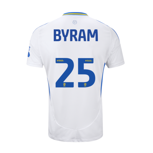 Leeds United Home BYRAM 25 Jersey 24-25