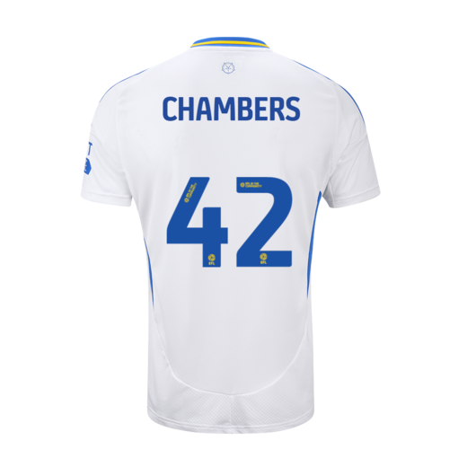 Leeds United Home CHAMBERS 42 Jersey 24-25