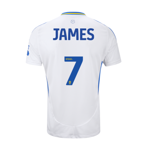 Leeds United Home JAMES 7 Jersey 24-25