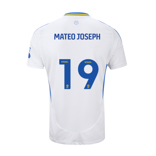 Leeds United Home MATEO JOSEPH 19 Jersey 24-25