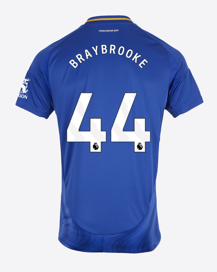 Leicester City Home BRAYBROOKE 44 Jersey 24-25