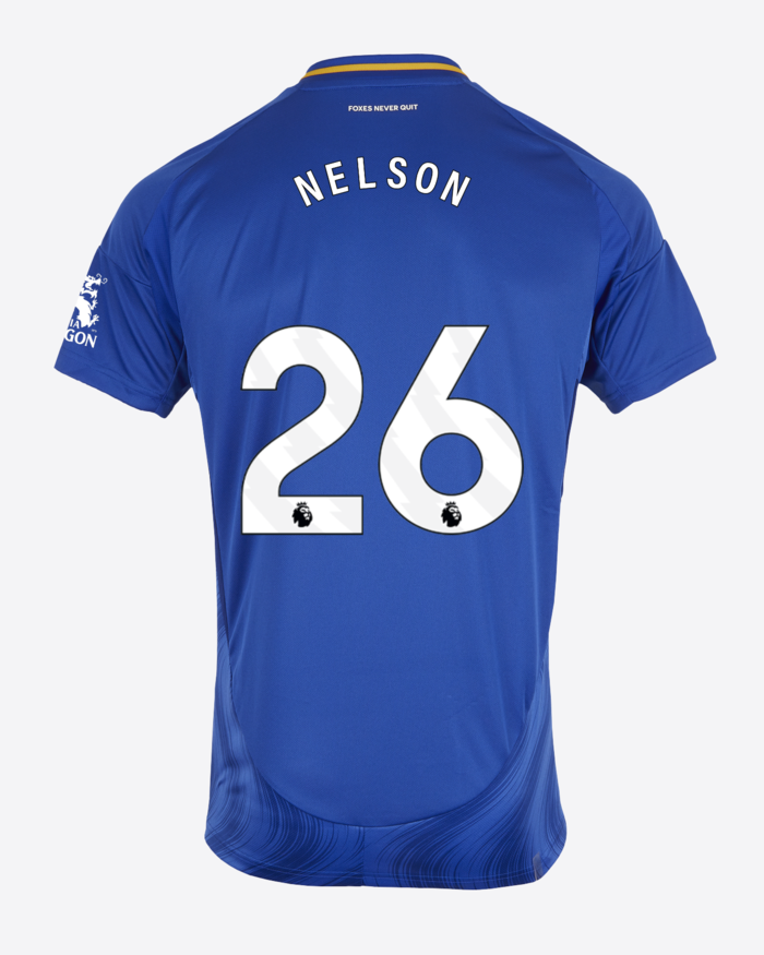 Leicester City Home NELSON 26 Jersey 24-25