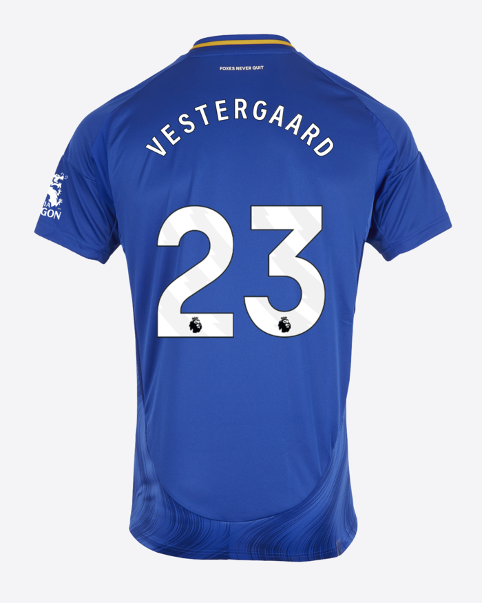 Leicester City Home VESTERGAARD 23 Jersey 24-25