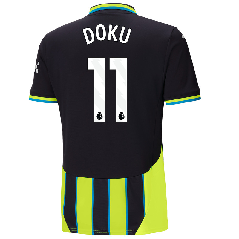 Manchester City Away Doku 11 Jersey 24-25