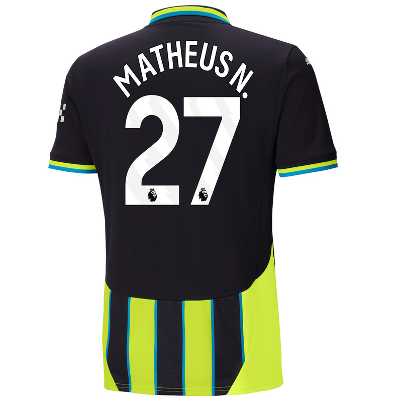 Manchester City Away Matheus N. 27 Jersey 24-25