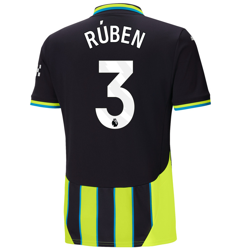 Manchester City Away Rúben 3 Jersey 24-25