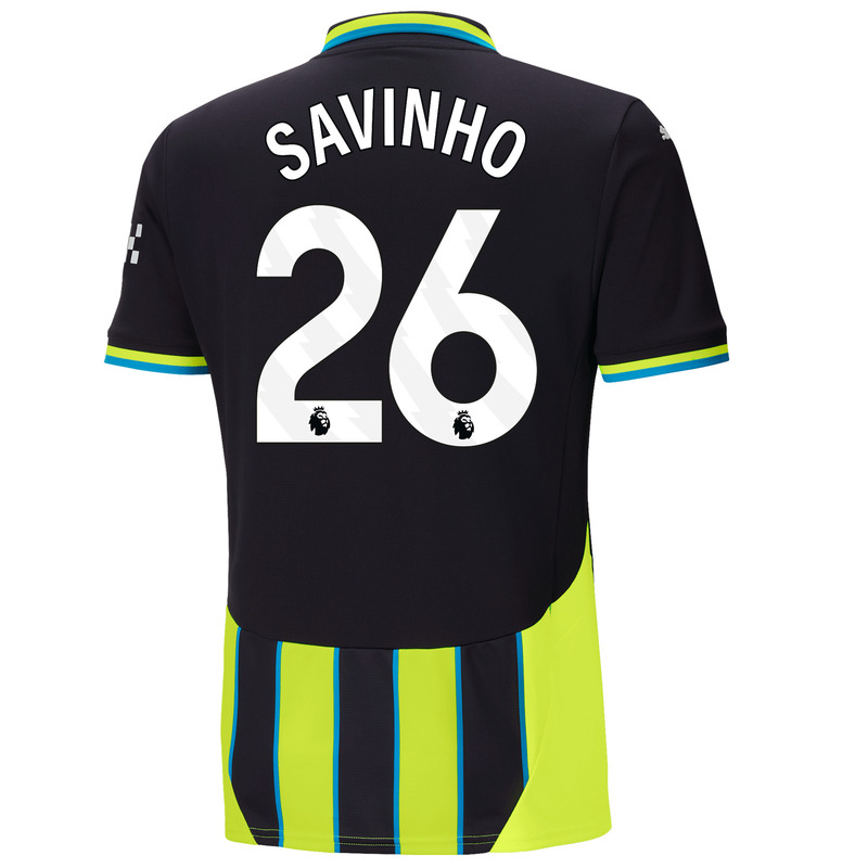 Manchester City Away Savinho 26 Jersey 24-25