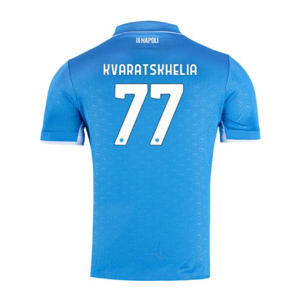 Napoli Home Kvaratskhelia 77 Jersey 24-25