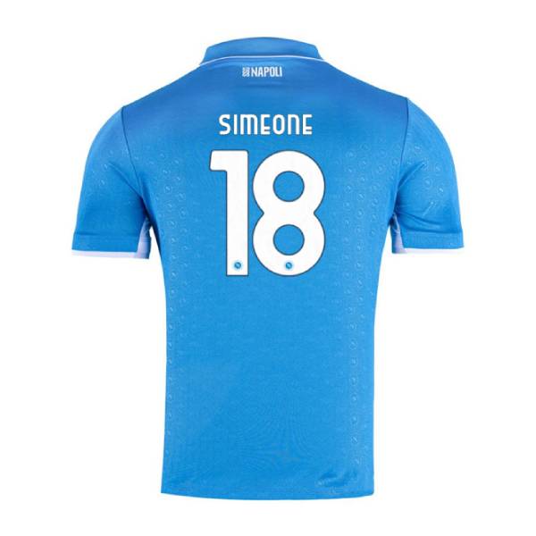 Napoli Home Simeone 18 Jersey 24-25