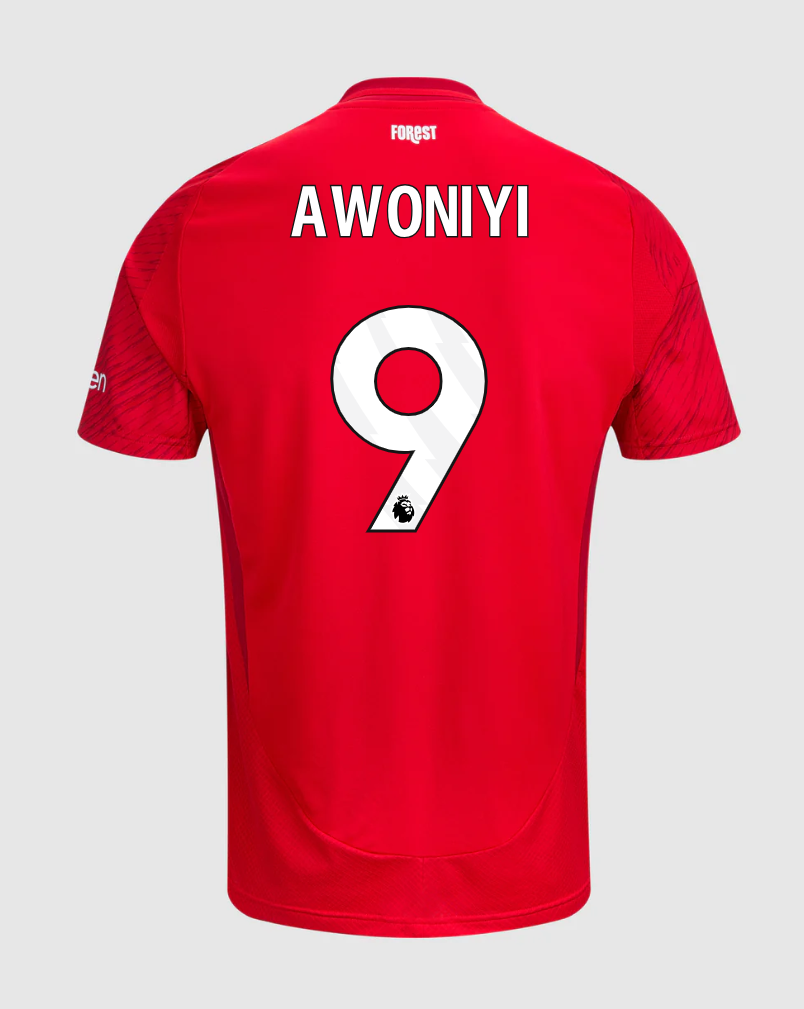 Nottingham Forest Home Awoniyi 9 Jersey 24-25