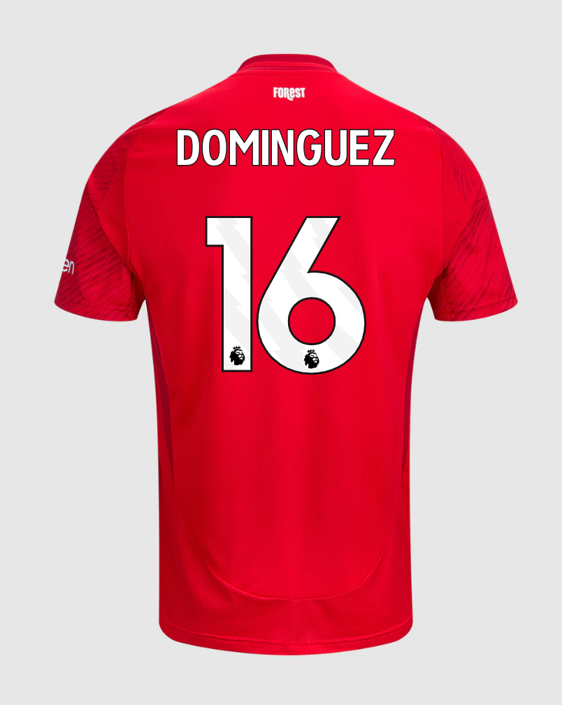 Nottingham Forest Home Dominguez 16 Jersey 24-25