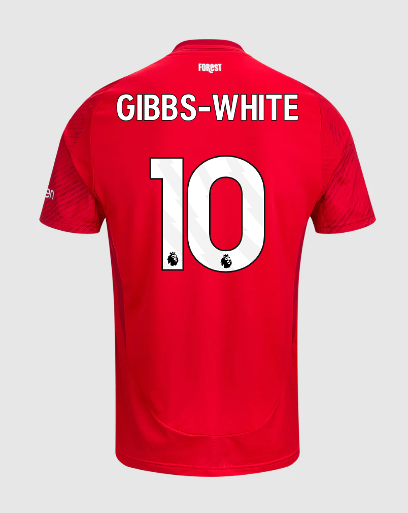 Nottingham Forest Home Gibbs-White 10 Jersey 24-25