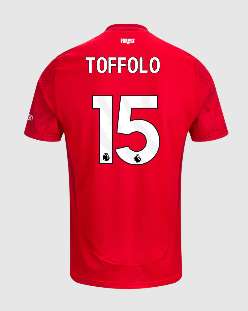 Nottingham Forest Home Toffolo 15 Jersey 24-25