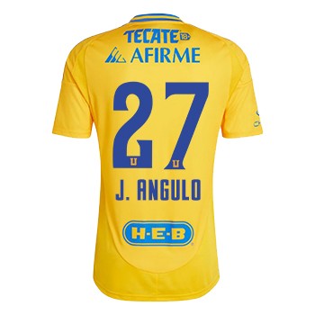 Tigres UANL Home J. ANGULO 27 Jersey 24-25