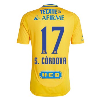 Tigres UANL Home S. CÓRDOVA 17 Jersey 24-25