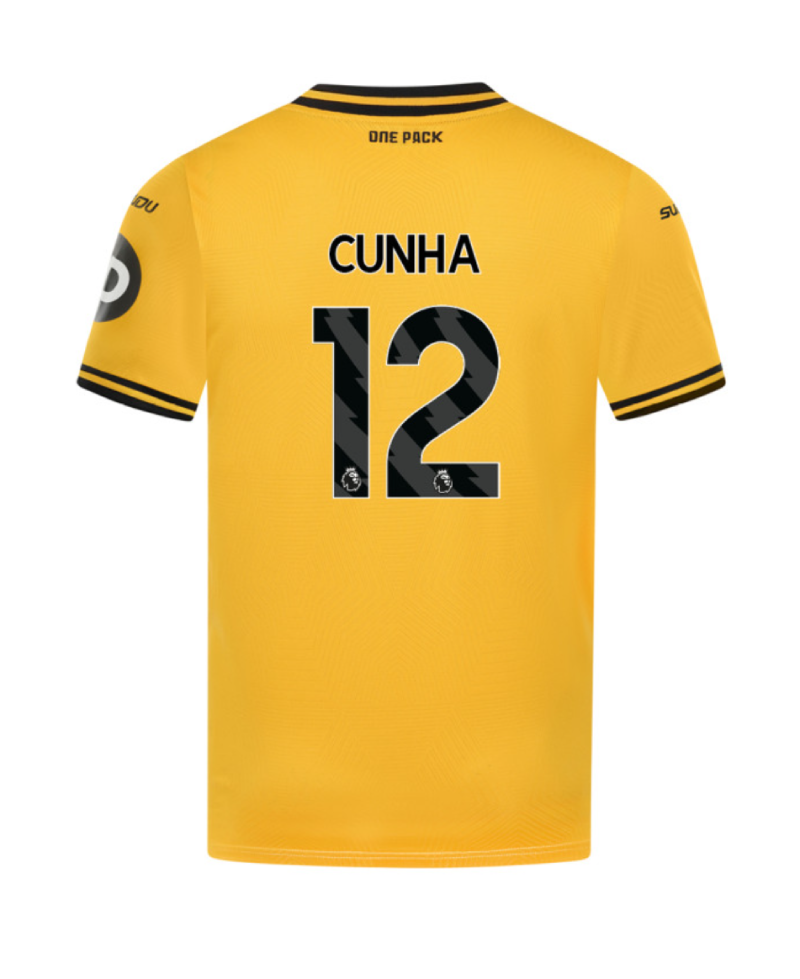 Wolverhampton Wanderers Home CUNHA 12 Jersey 24-25