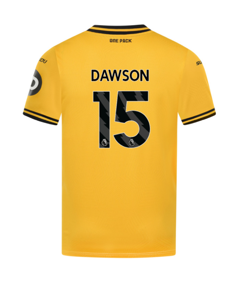 Wolverhampton Wanderers Home DAWSON 15 Jersey 24-25