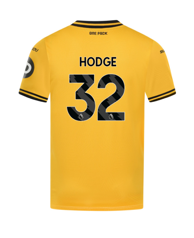 Wolverhampton Wanderers Home HODGE 32 Jersey 24-25