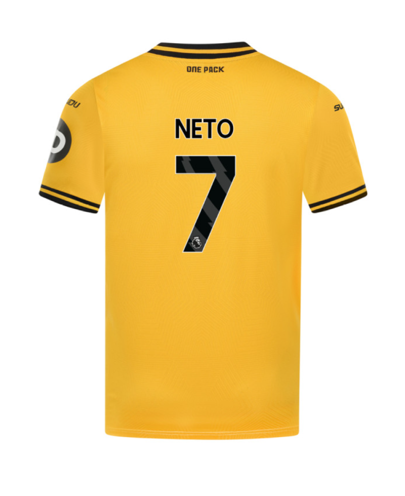 Wolverhampton Wanderers Home NETO 7 Jersey 24-25