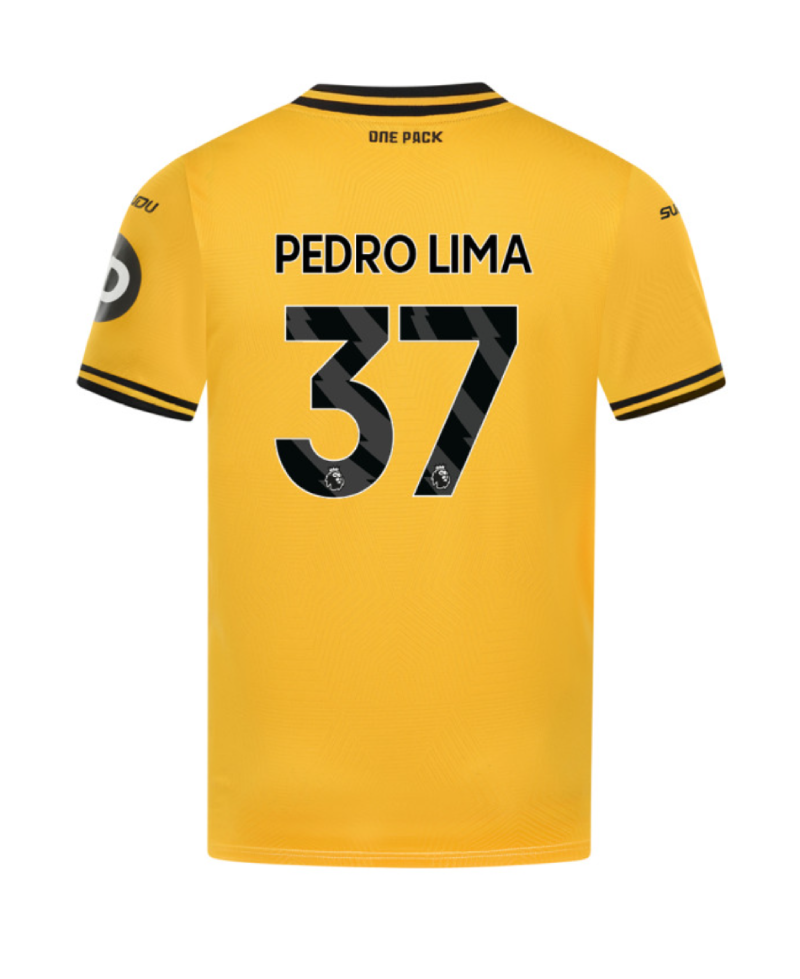 Wolverhampton Wanderers Home PEDRO LIMA 37 Jersey 24-25