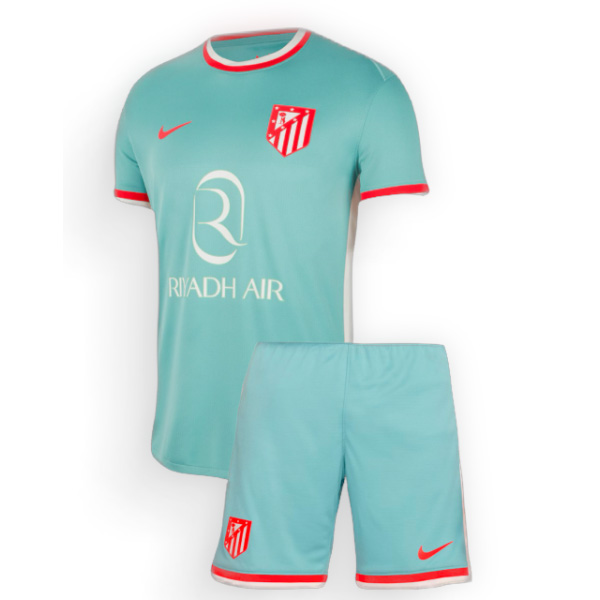 Atletico Madrid Away Jersey Kids Kit 24 25 KICKOFFSHOPPER