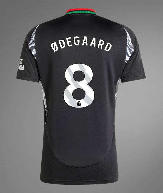 Arsenal Away ØDEGAARD 8 Jersey 24-25