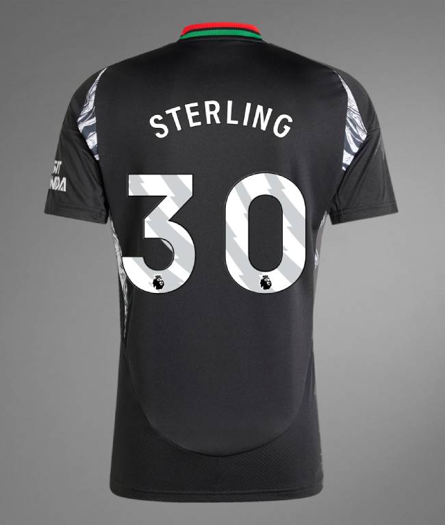 Arsenal Away STERLING 30 Jersey 24-25