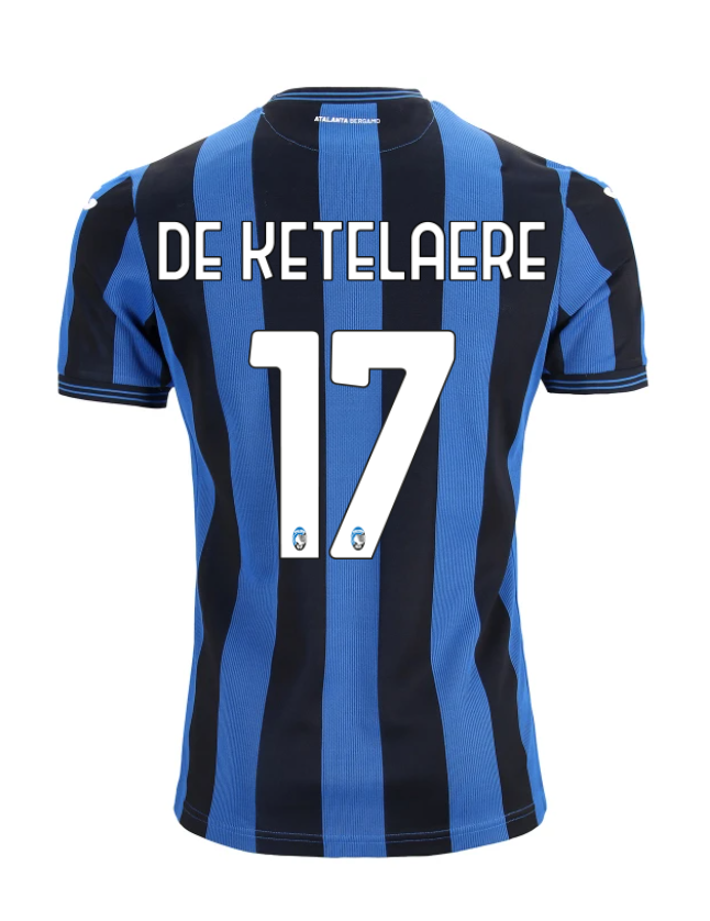 Atalanta Home DE KETELAERE 17 Jersey 24-25