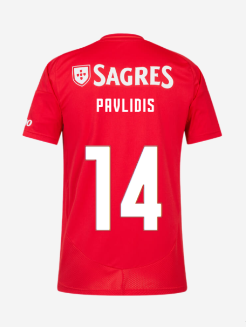 Benfica Home PAVLIDIS 14 Jersey 24-25