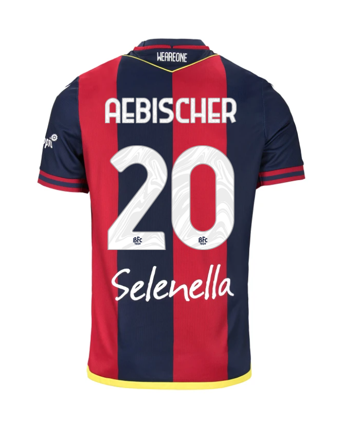 Bologna Home AEBISCHER 20 Jersey 24-25