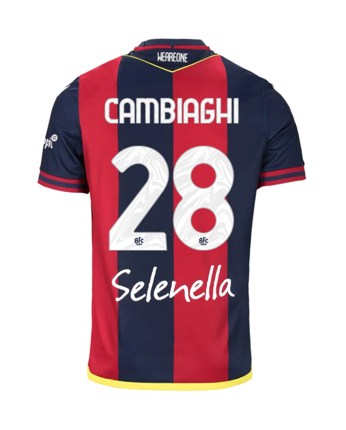 Bologna Home CAMBIAGHI 28 Jersey 24-25