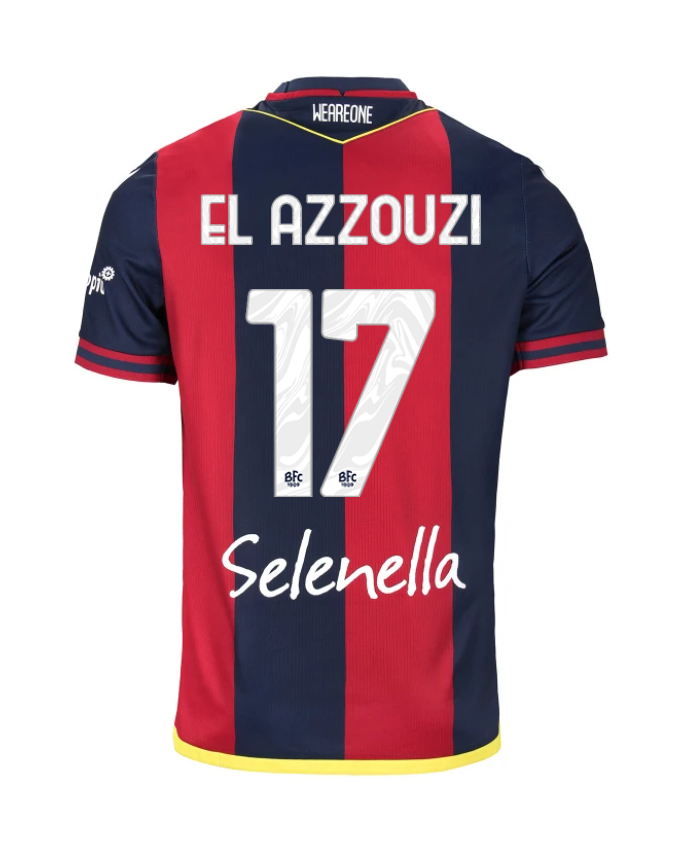 Bologna Home EL AZZOUZI 17 Jersey 24-25