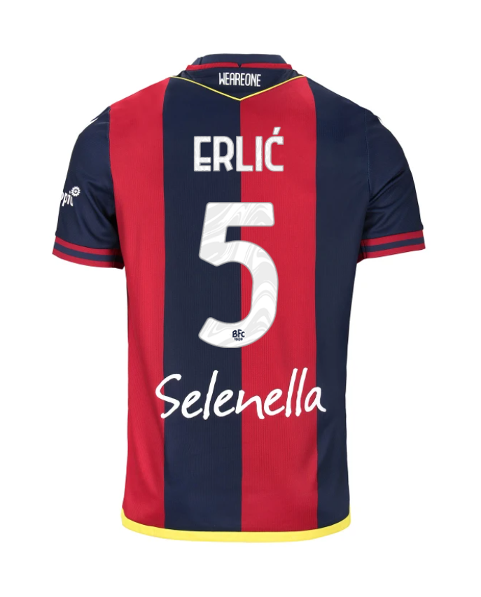 Bologna Home ERLIĆ 5 Jersey 24-25