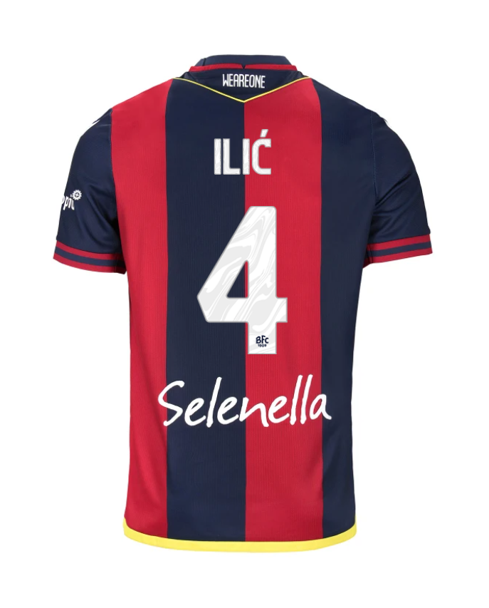 Bologna Home ILIĆ 4 Jersey 24-25